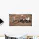 Three Generations Mars Rovers Wall Decal Design 1