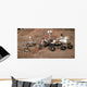 Three Generations Mars Rovers Wall Decal Design 1