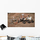 Three Generations Mars Rovers Wall Decal Design 1