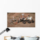 Three Generations Mars Rovers Wall Decal Design 1