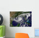 Satellite Tropical Storm Isaac Wall Decal