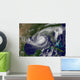 Satellite Tropical Storm Isaac Wall Decal