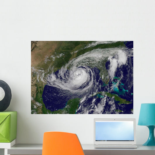 Satellite Tropical Storm Isaac Wall Decal