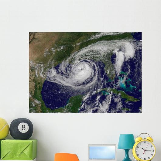 Satellite Tropical Storm Isaac Wall Decal