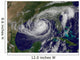 Satellite Tropical Storm Isaac Wall Decal