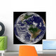 Full Earth Showing Two Wall Decal