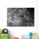Nighttime Tropical Storm Isaac Wall Decal