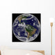 Full Earth Showing Various Wall Decal