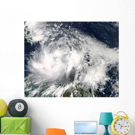 Tropical Storm Isaac Hovers Wall Decal