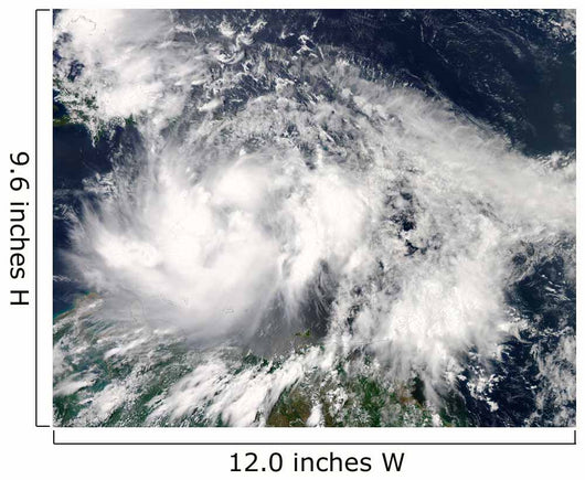 Tropical Storm Isaac Hovers Wall Decal
