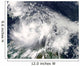 Tropical Storm Isaac Hovers Wall Decal