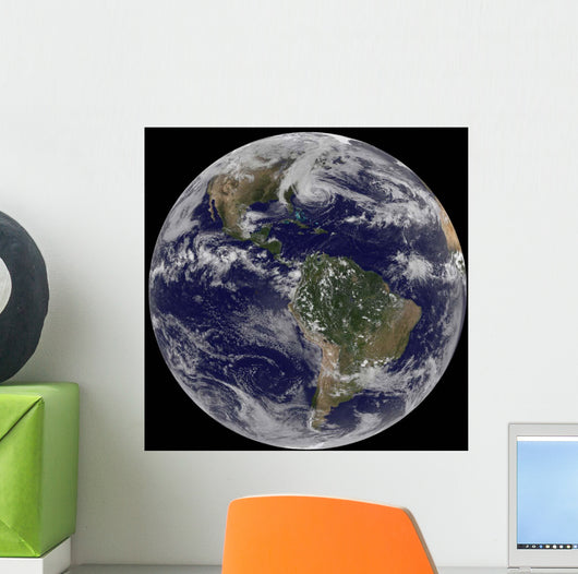 Hurricane Sandy along East Wall Decal Design 1