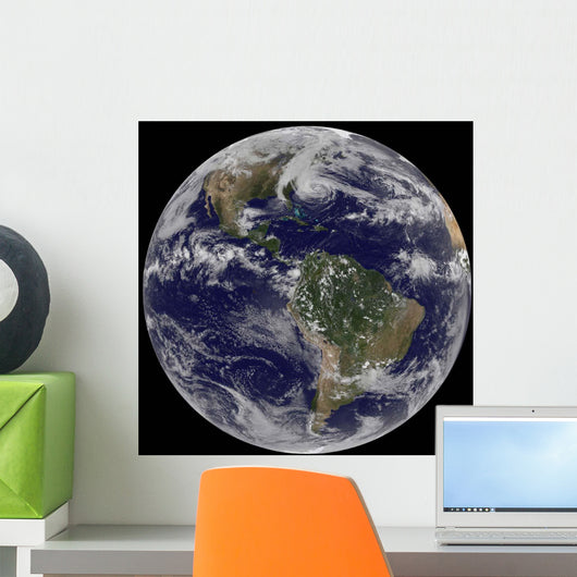 Hurricane Sandy along East Wall Decal Design 1