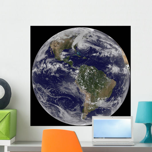 Hurricane Sandy along East Wall Decal Design 1