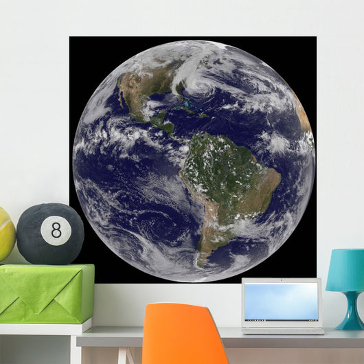Hurricane Sandy along East Wall Decal Design 1