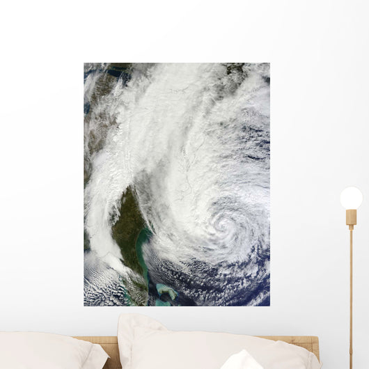 Hurricane Sandy off Southeastern Wall Decal