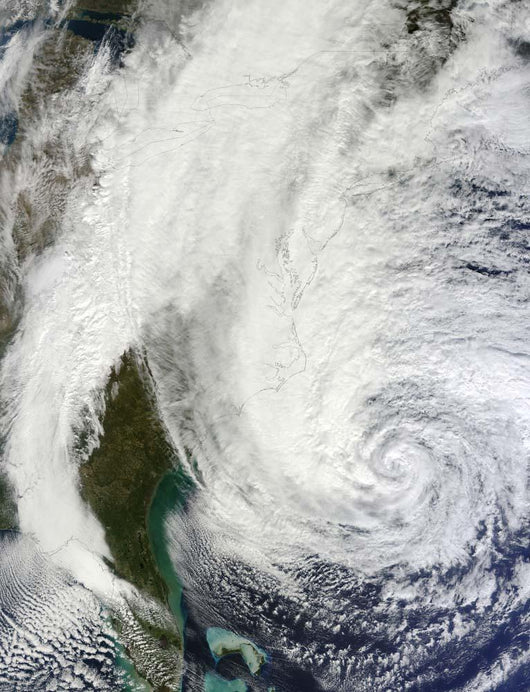 Hurricane Sandy off Southeastern Wall Decal