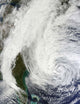 Hurricane Sandy off Southeastern Wall Decal