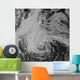 Satellite Hurricane Sandy Night Wall Decal