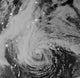 Satellite Hurricane Sandy Night Wall Decal