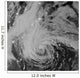 Satellite Hurricane Sandy Night Wall Decal