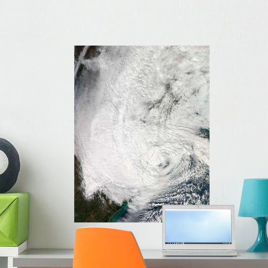 Hurricane Sandy Making Landfall Wall Decal