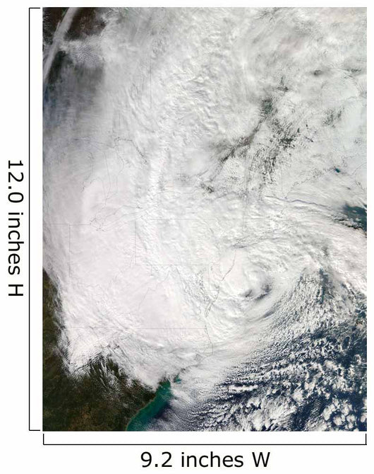 Hurricane Sandy Making Landfall Wall Decal