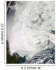 Hurricane Sandy Making Landfall Wall Decal