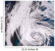 Hurricane Sandy along Northeastern Wall Decal Design 2