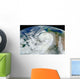 Satellite Hurricane Sandy along Wall Decal