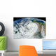 Satellite Hurricane Sandy along Wall Decal