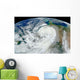 Satellite Hurricane Sandy along Wall Decal