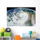 Satellite Hurricane Sandy along Wall Decal