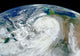 Satellite Hurricane Sandy along Wall Decal