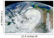 Satellite Hurricane Sandy along Wall Decal