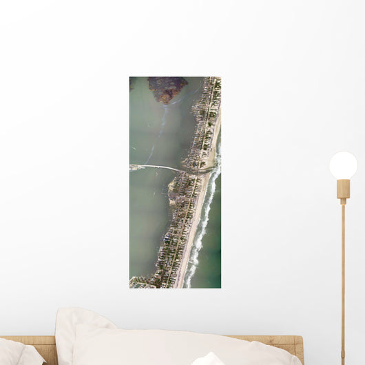 Aerial Showing Portion Mantoloking Wall Decal