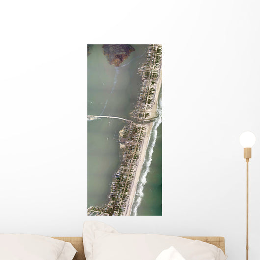 Aerial Showing Portion Mantoloking Wall Decal