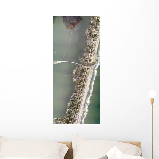 Aerial Showing Portion Mantoloking Wall Decal
