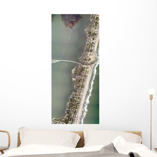 Aerial Showing Portion Mantoloking Wall Decal