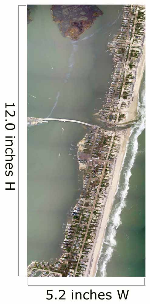 Aerial Showing Portion Mantoloking Wall Decal