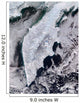 Satellite Kamchatka Peninsula Eastern Wall Decal