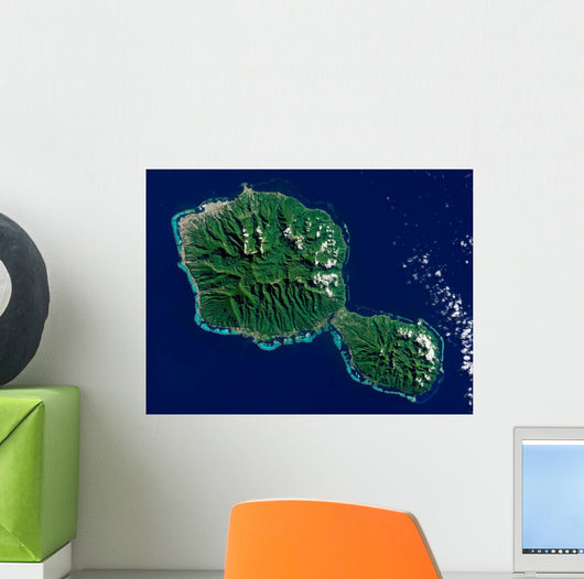 Satellite Tahiti Wall Decal