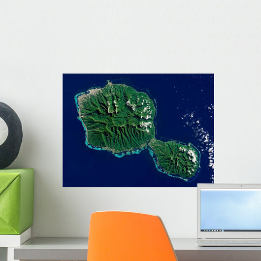 Satellite Tahiti Wall Decal