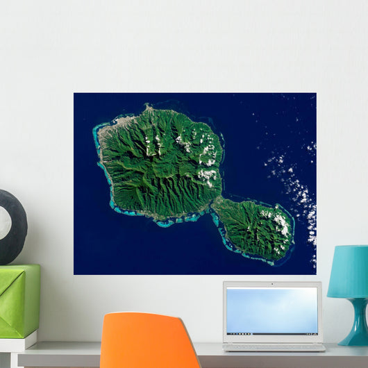 Satellite Tahiti Wall Decal