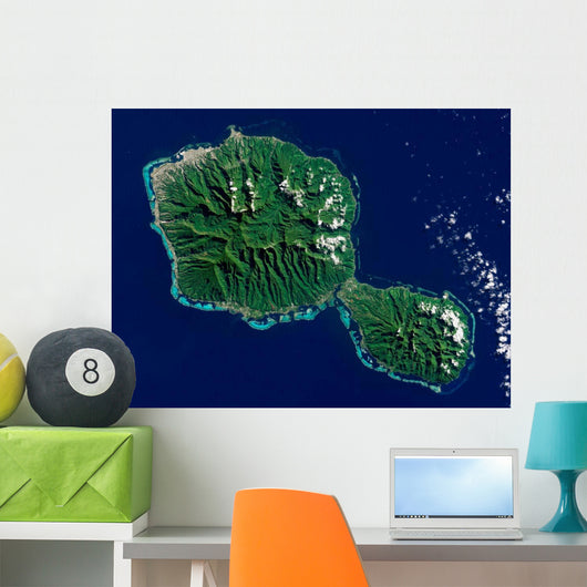 Satellite Tahiti Wall Decal