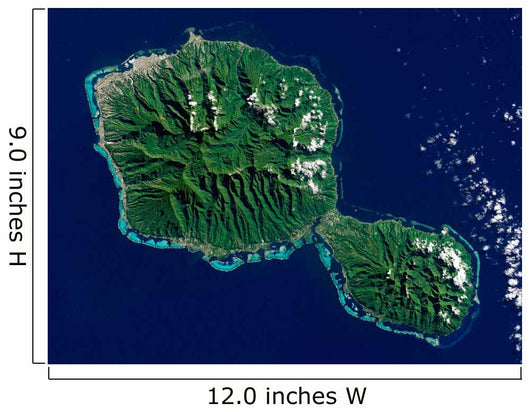 Satellite Tahiti Wall Decal