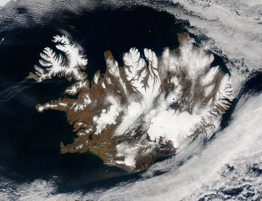 Satellite Iceland Wall Decal