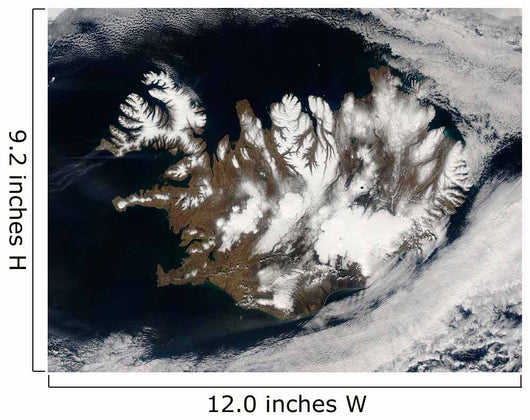 Satellite Iceland Wall Decal