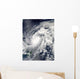 Typhoon Sanba over Pacific Wall Decal Design 2