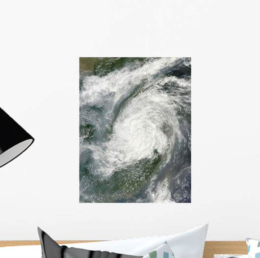 Typhoon Haikui Makes Landfall Wall Decal